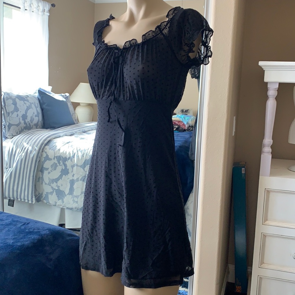 Short black dress